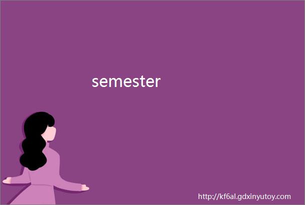 semester